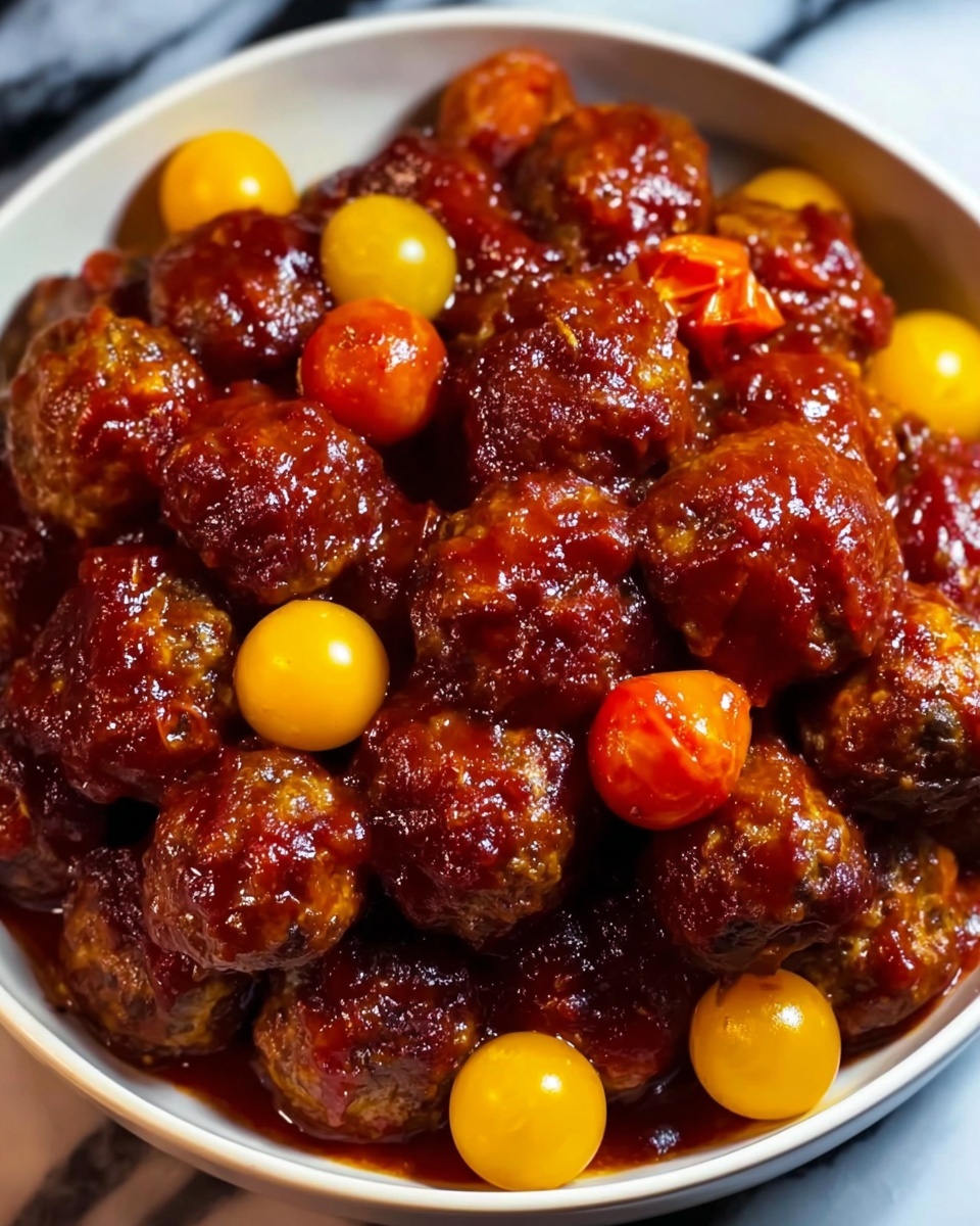 Easy Fig Jam Meatballs Recipe - Recipe Image