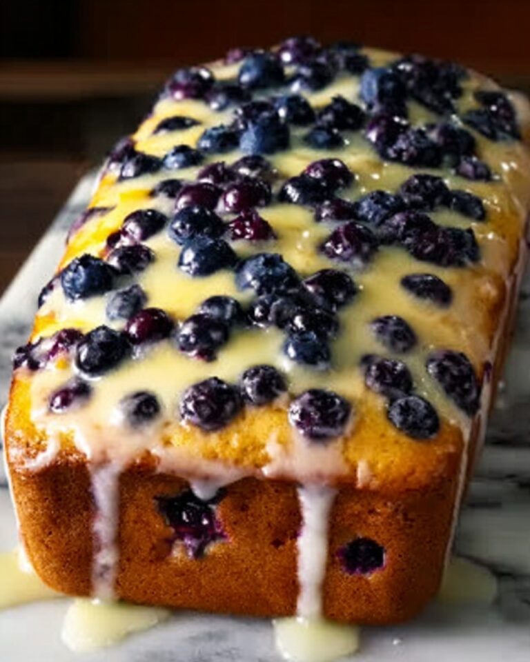 Lemon Blueberry Bread with Lemon Glaze Recipe