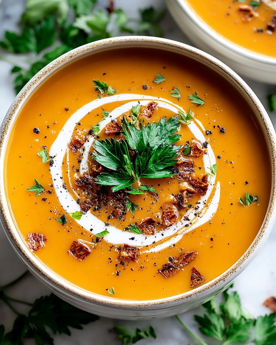 Creamy Roasted Butternut Squash Soup with Coconut Milk and Spices Recipe - Recipe Image