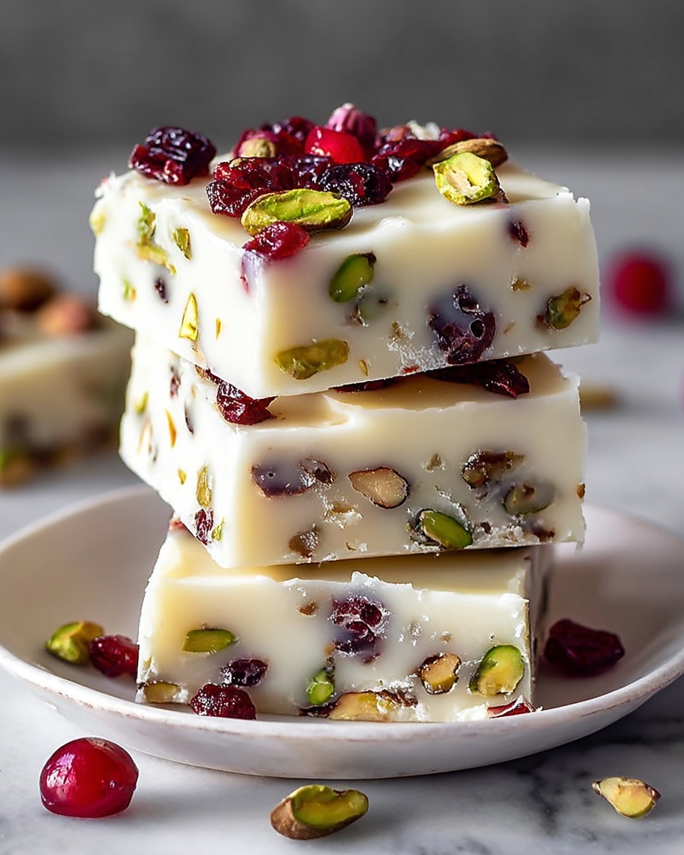 Cranberry Pistachio Shortbread: A Festive Holiday Recipe - Recipe Image