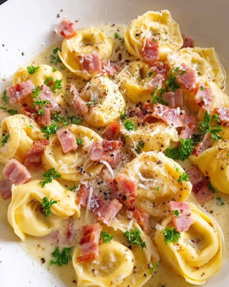 Creamy Tortellini Carbonara Recipe