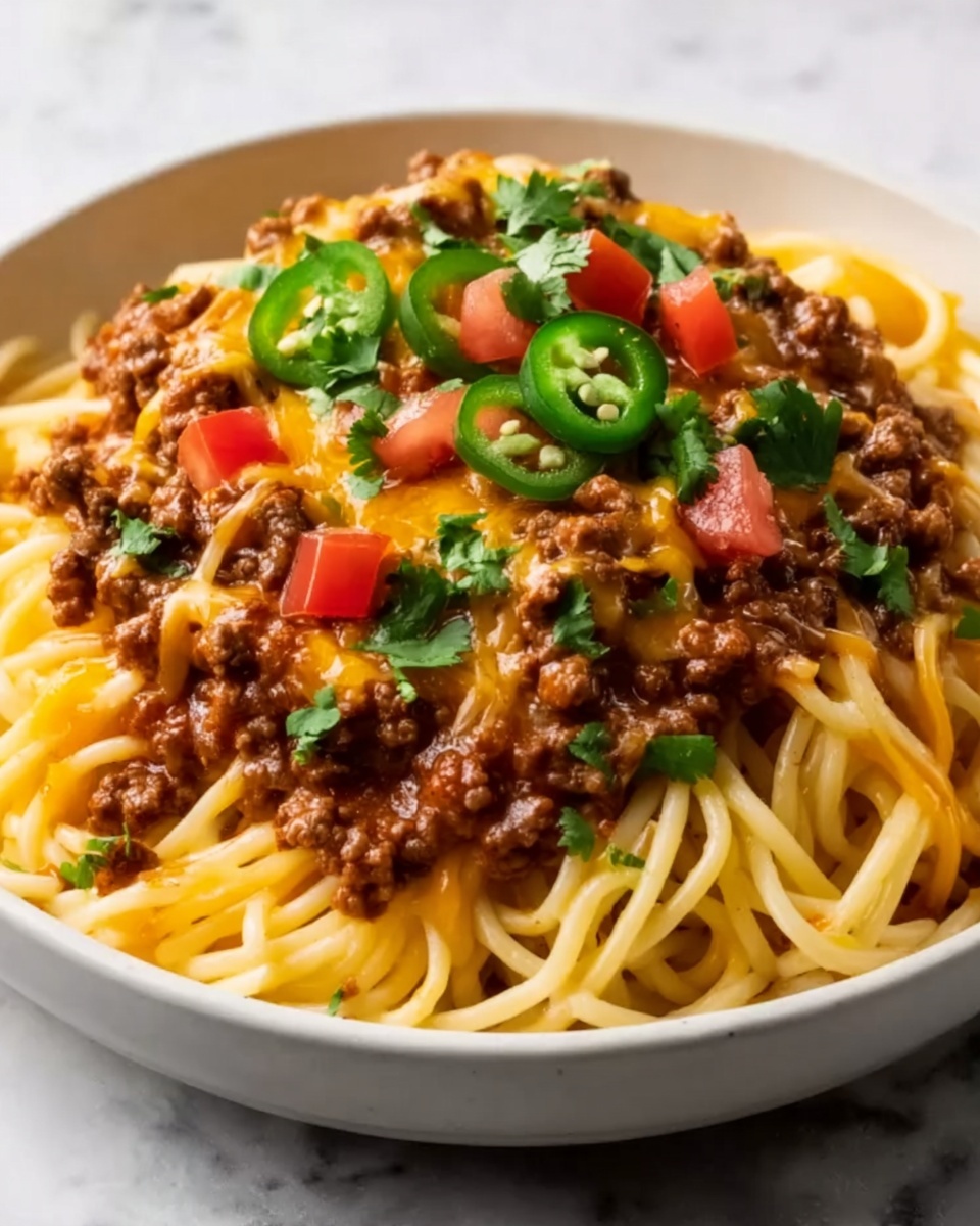 Taco Spaghetti Recipe - Recipe Image