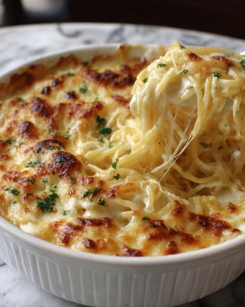 Baked Cream Cheese Spaghetti Recipe - Recipe Image