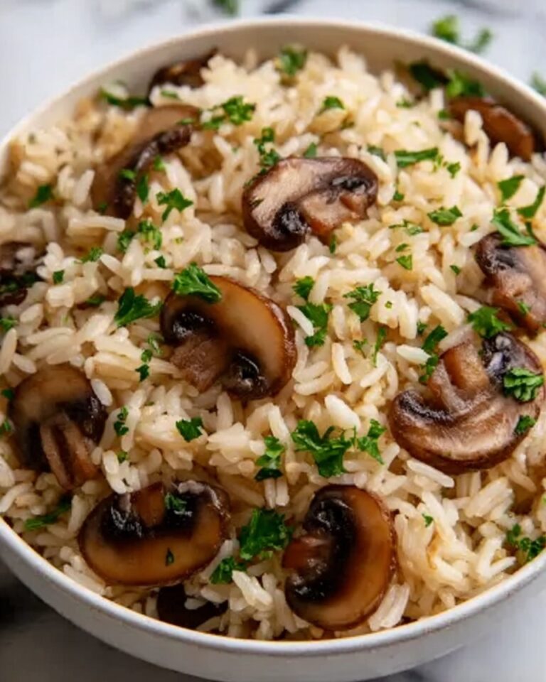 Creamy Mushroom Rice Recipe