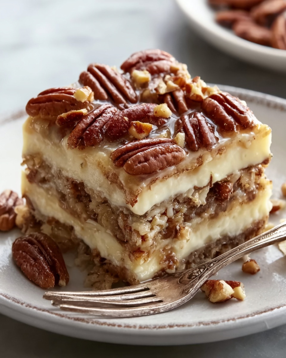 Decadent Pecan Pie Lasagna Recipe - Recipe Image