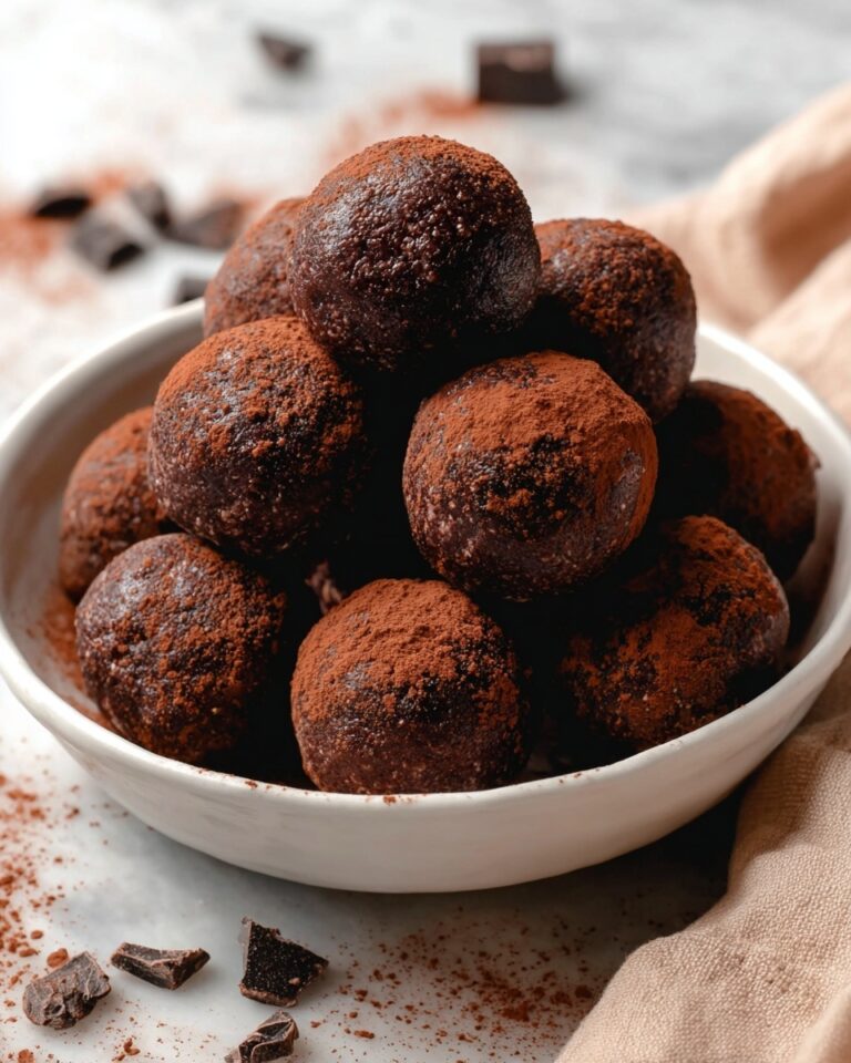 Vegan Chocolate Peanut Butter Energy Balls Recipe
