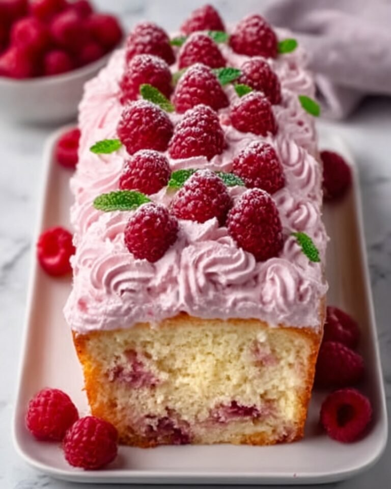 Lemon Raspberry Loaf Cake Recipe