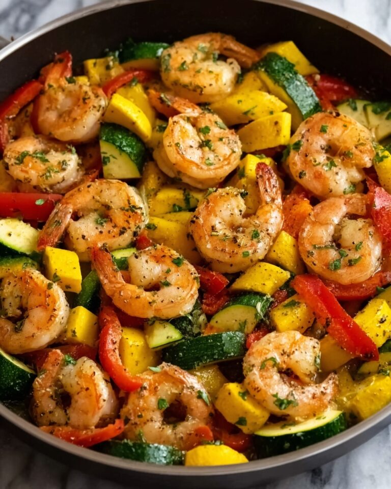 Easy Shrimp Vegetable Skillet Recipe
