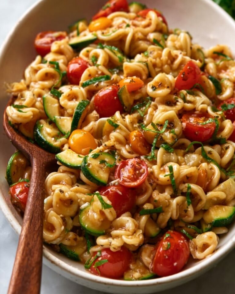 Cheese Tortellini with Summer Veggies Recipe