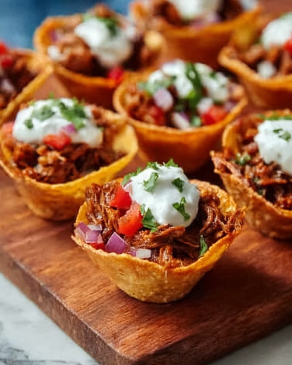 Red, White, and Blue Taco Bites Recipe - Recipe Image