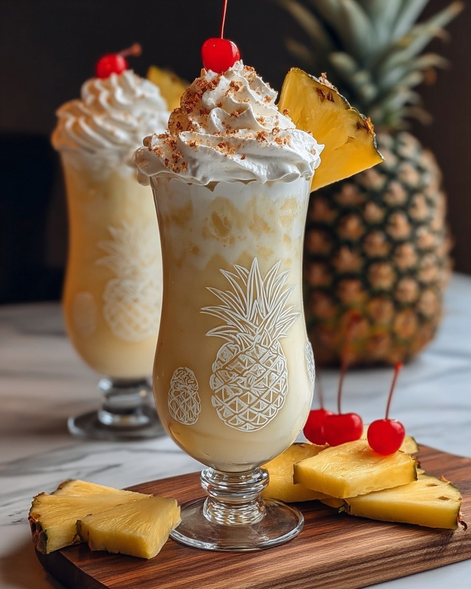 Pina Colada Milkshake: The Ultimate Tropical Treat Recipe - Recipe Image