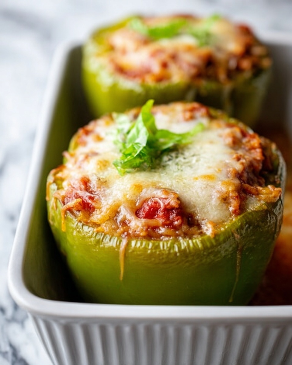 Cheesy Baked Chicken Stuffed Peppers Recipe - Recipe Image