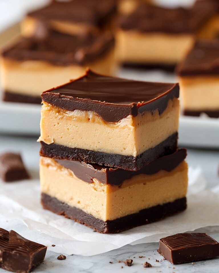 No-Bake Peanut Butter Buckeye Bars Recipe