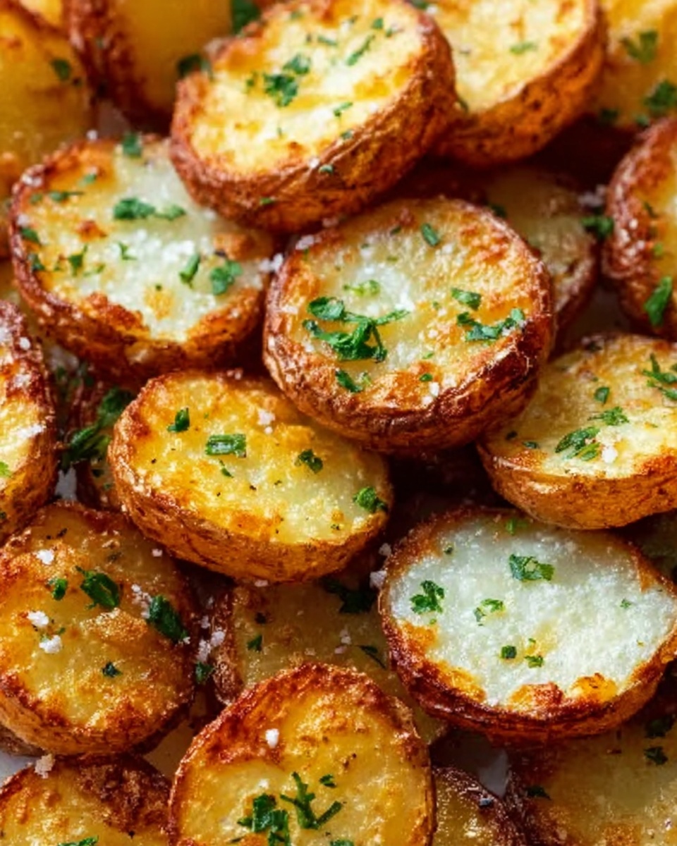 Mini Baked Parmesan Potato Rounds Recipe - Recipe Image