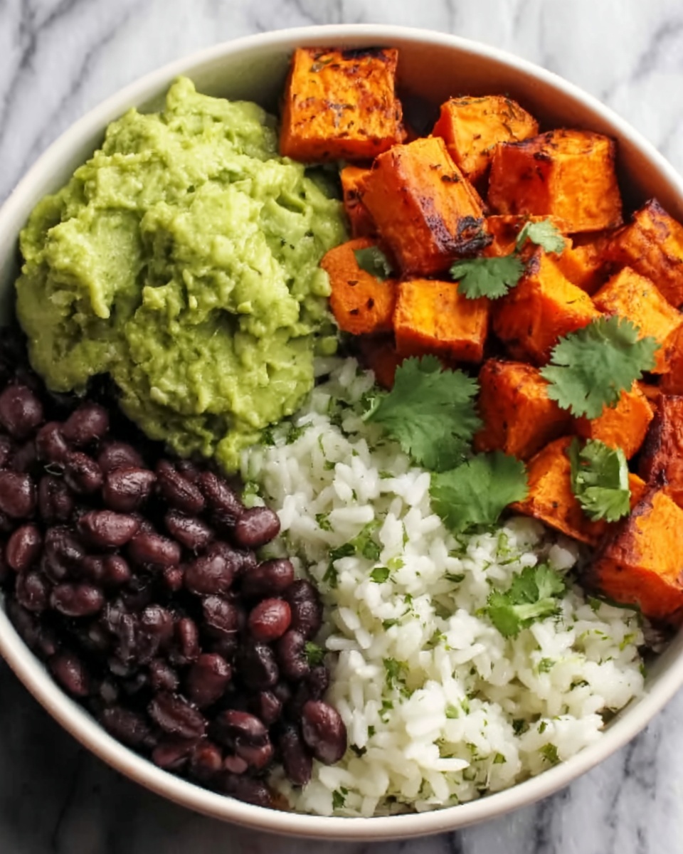 Vegan Burrito Bowls with Black Beans Recipe - Recipe Image