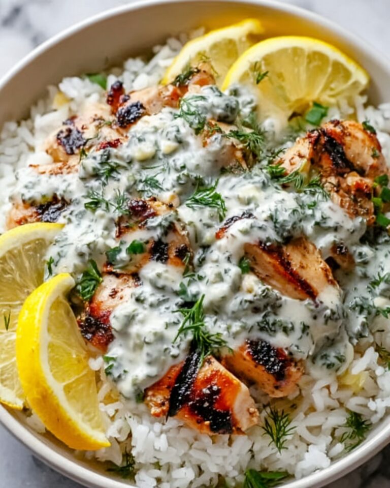 Dump-and-Bake Chicken Tzatziki with Rice Recipe