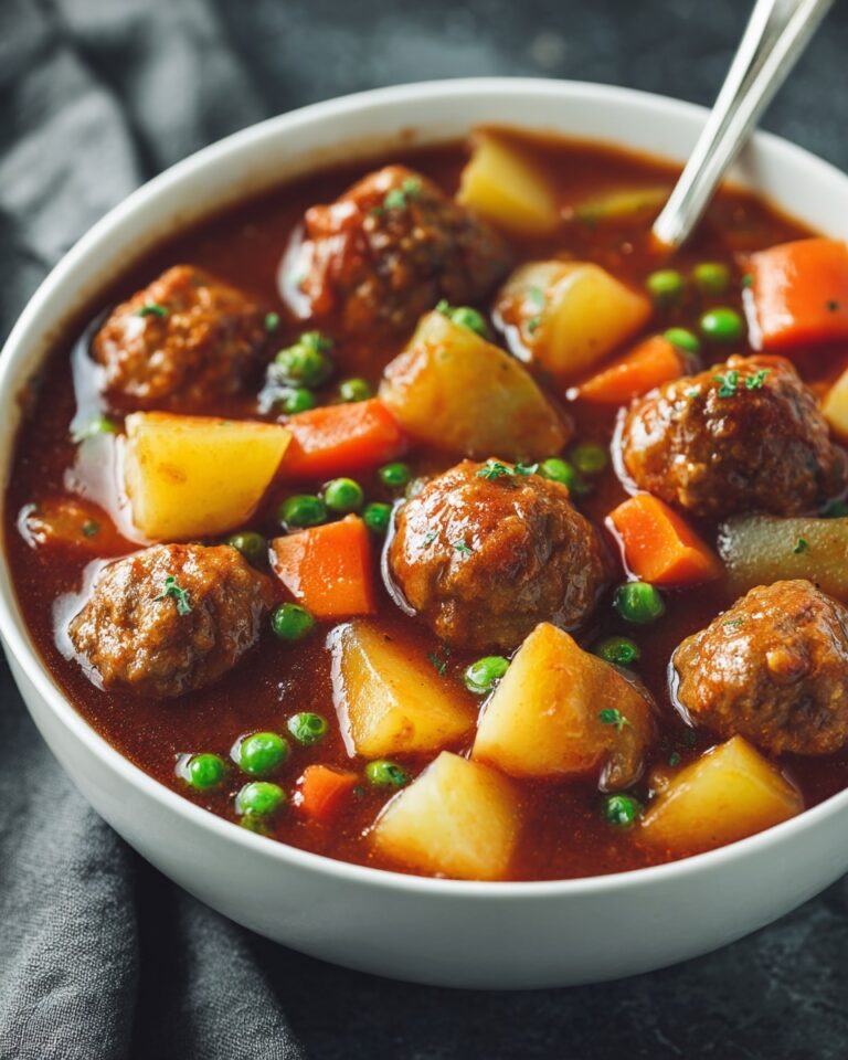 Hearty Meatball Stew Recipe