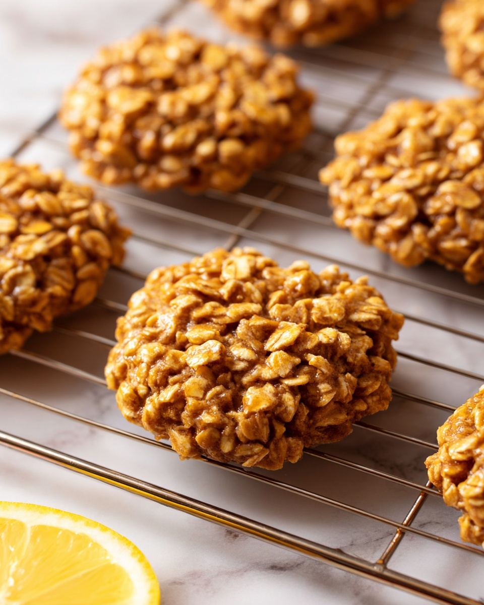 Lemon Oatmeal No Bake Cookies Recipe - Recipe Image