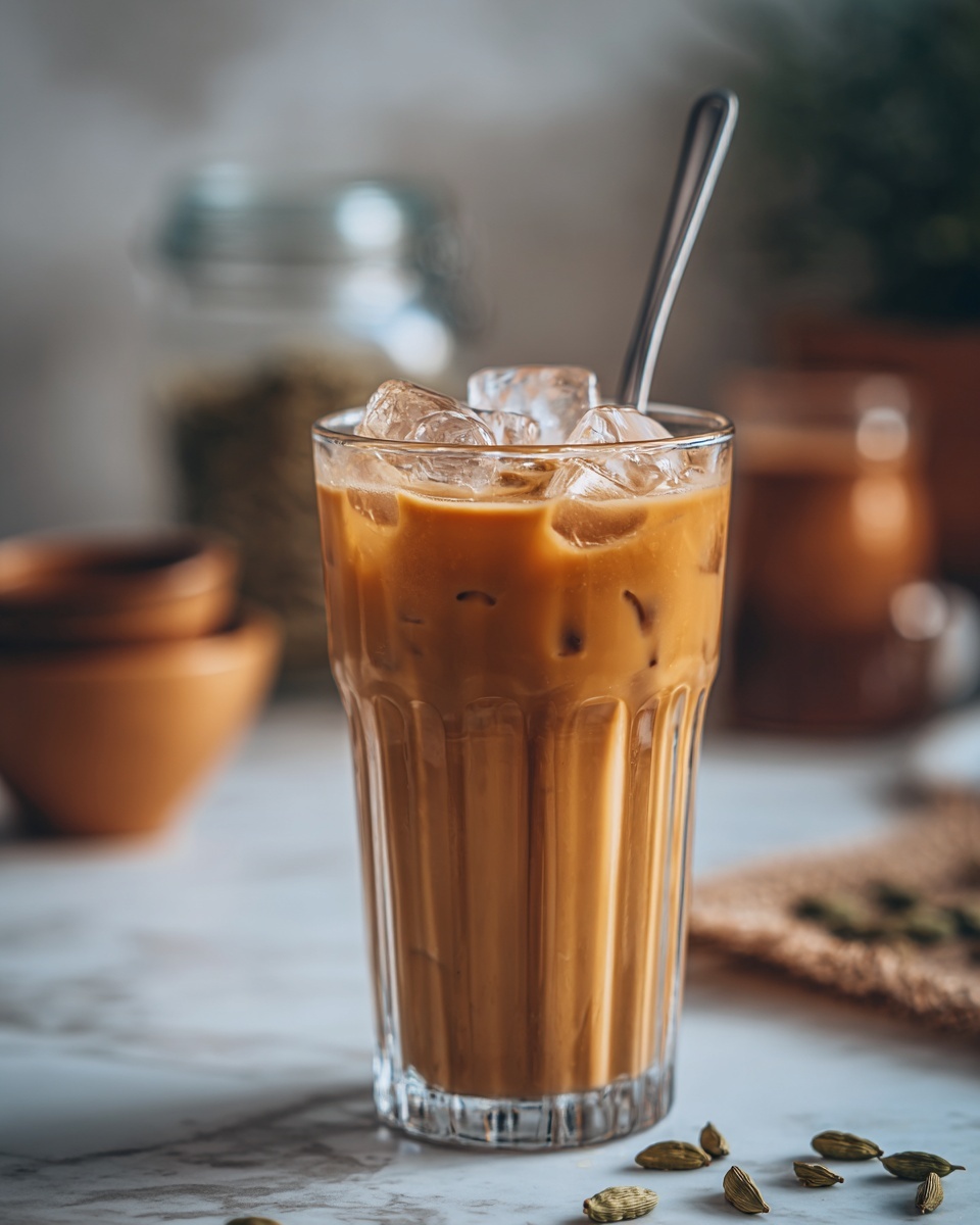 Cardamom Iced Latte with Honey Recipe - Recipe Image
