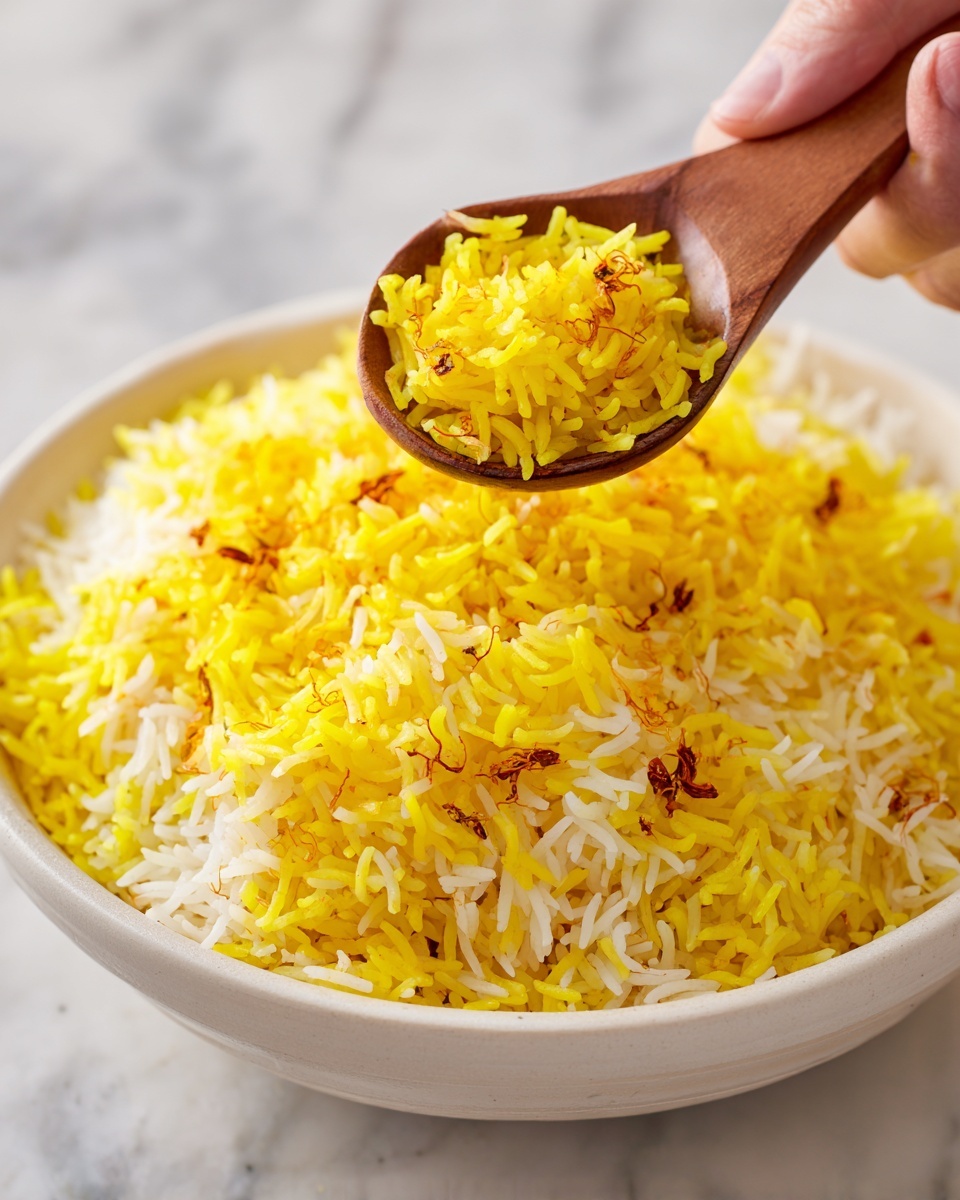 Garlic Turmeric Rice Recipe - Recipe Image