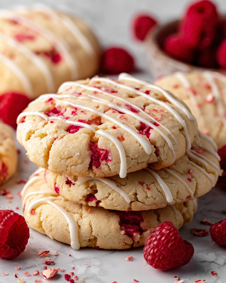 Raspberry Almond Cookies Recipe - Recipe Image