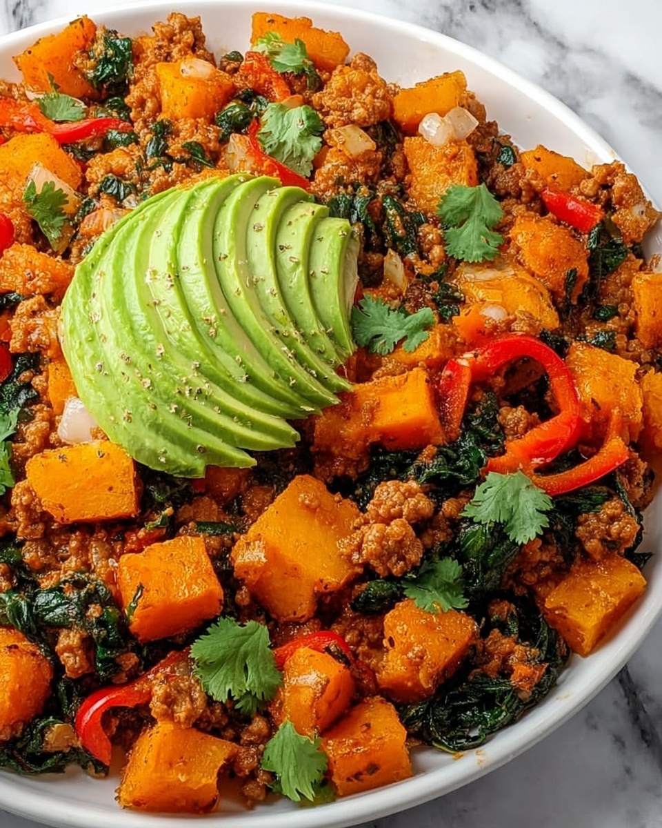 Ground Beef Sweet Potato Skillet Recipe - Recipe Image
