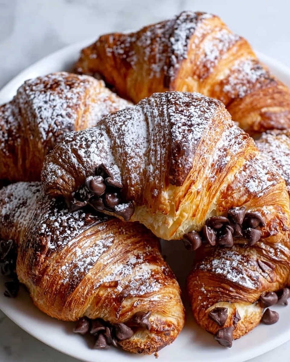 Chocolate Croissant Breakfast Bake Recipe - Recipe Image