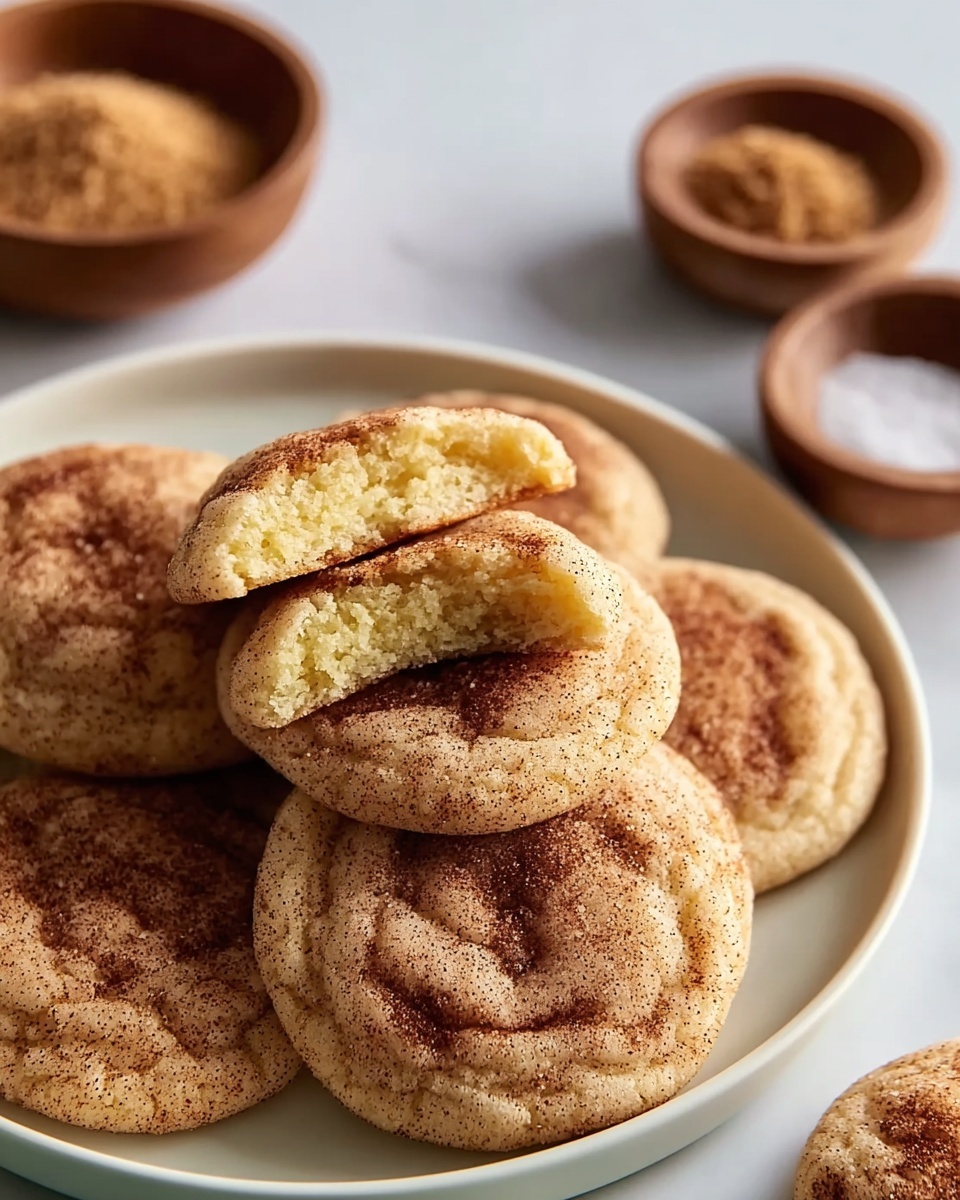 Soft Chewy Cinnamon Snickerdoodles Recipe - Recipe Image