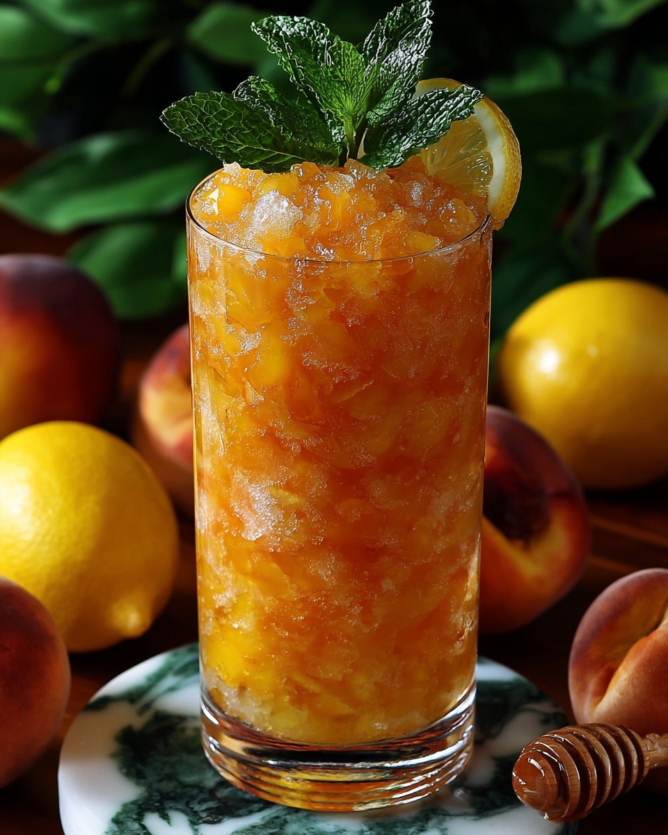 Frozen Peach Lemonade: The Ultimate Summer Refreshment Recipe - Recipe Image