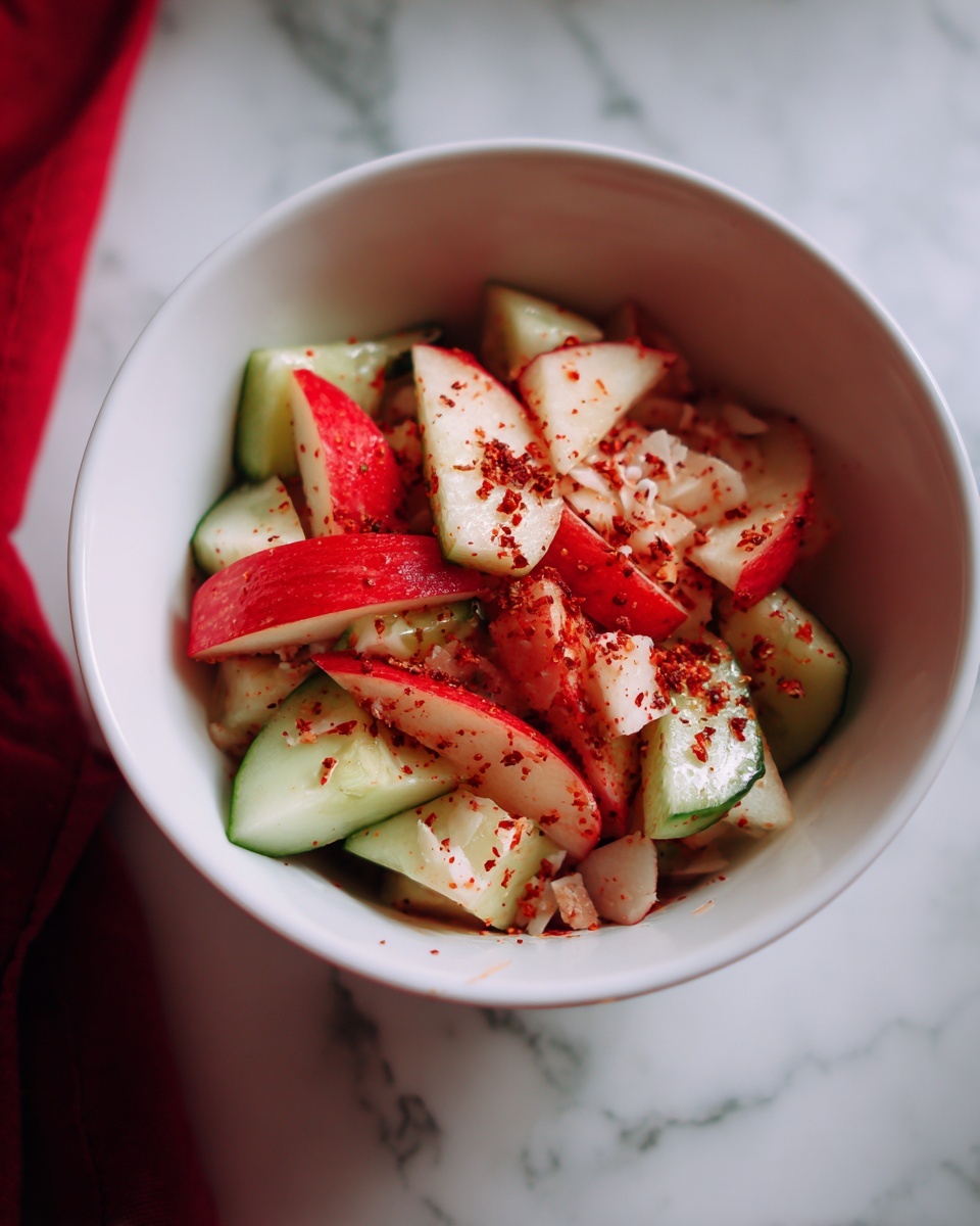 Creamy Apple Cranberry Salad with Walnuts and Greek Yogurt Dressing Recipe - Recipe Image