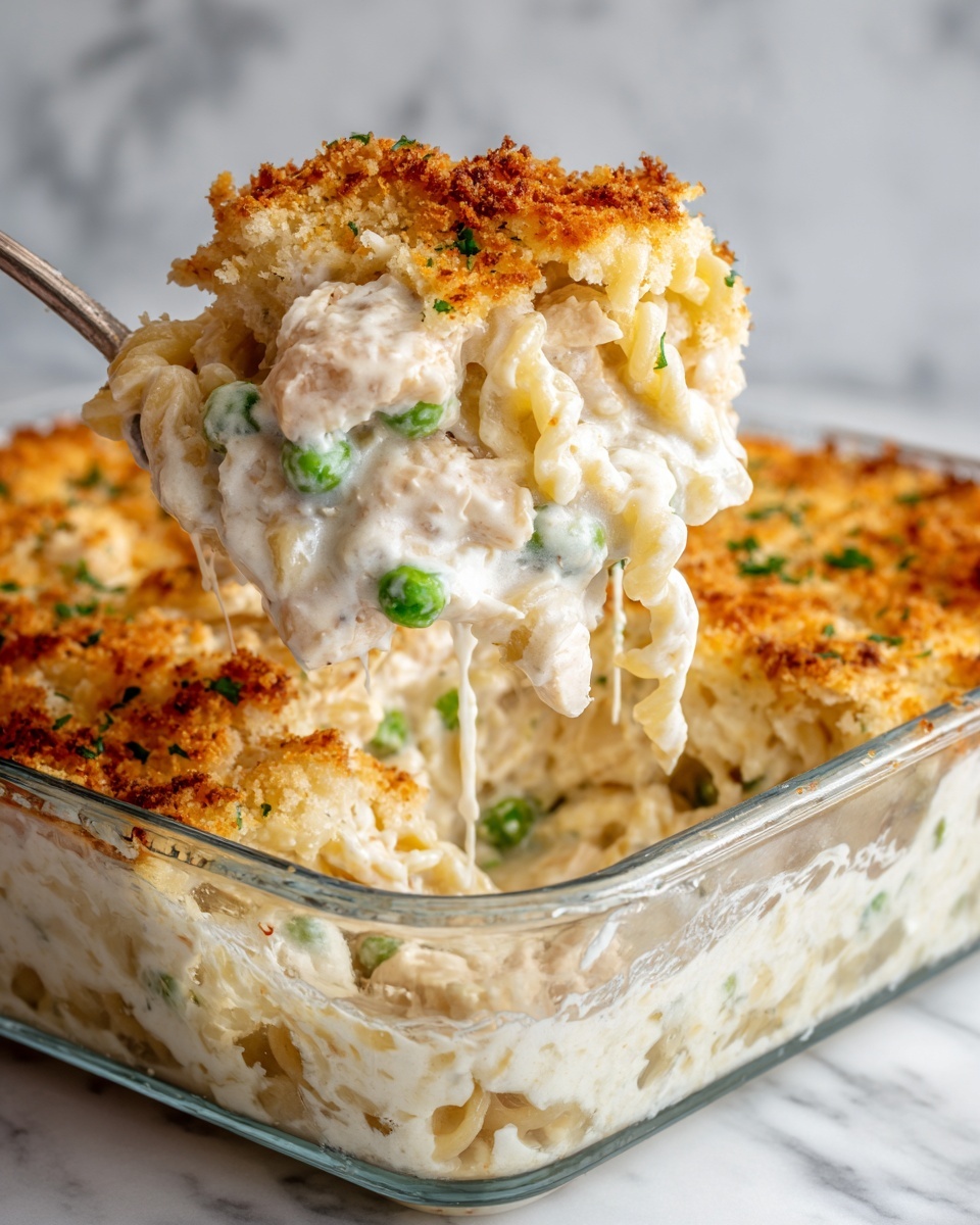 Creamy Chicken Noodle Casserole Recipe - Recipe Image