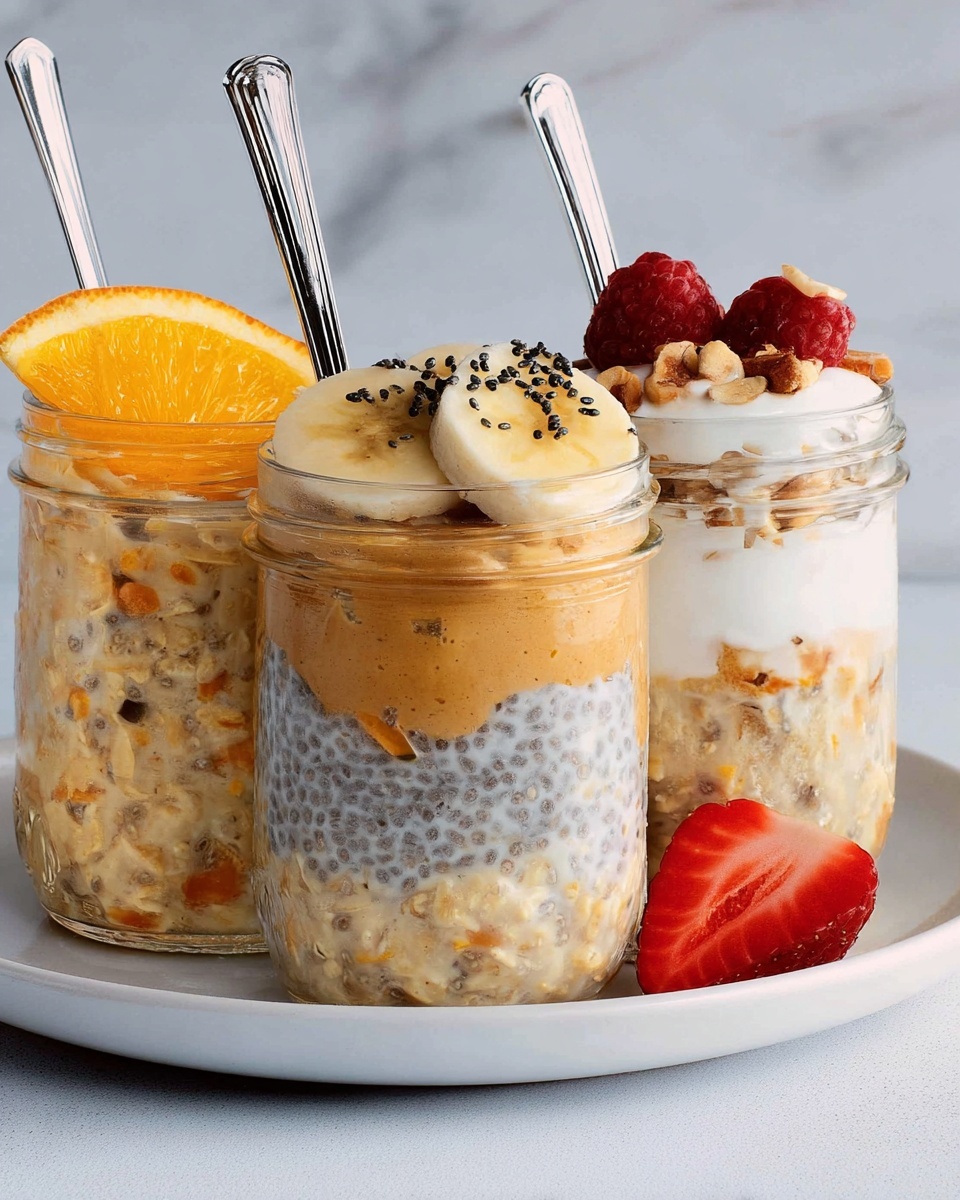 High Protein Overnight Oats: The Ultimate Muscle-Building Breakfast Recipe - Recipe Image