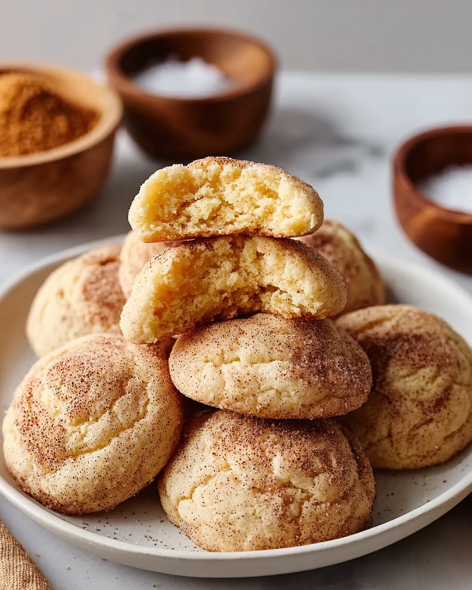 Soft Chewy Cinnamon Snickerdoodles Recipe - Recipe Image