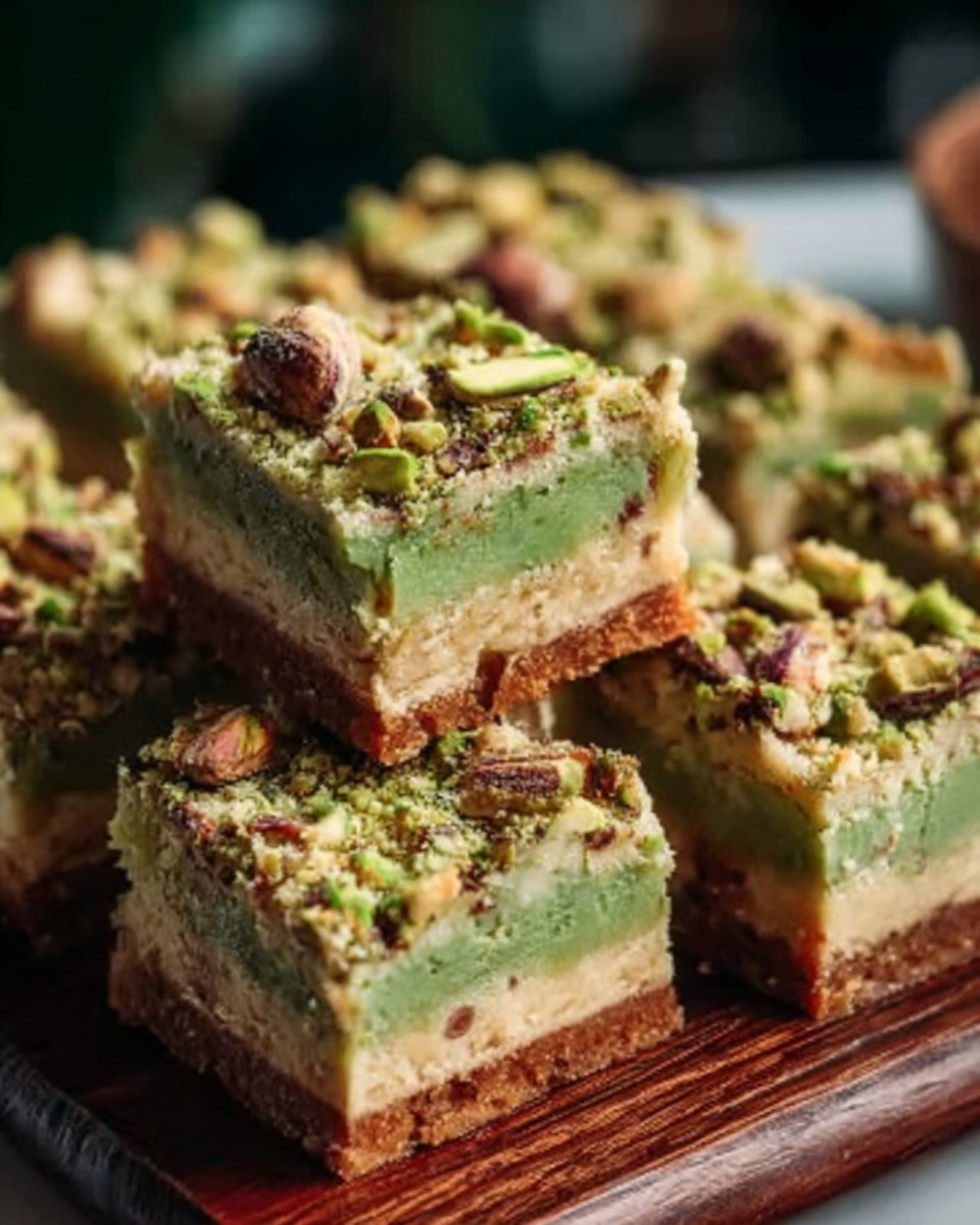 Pistachio Dream Cookie Bars Recipe - Recipe Image