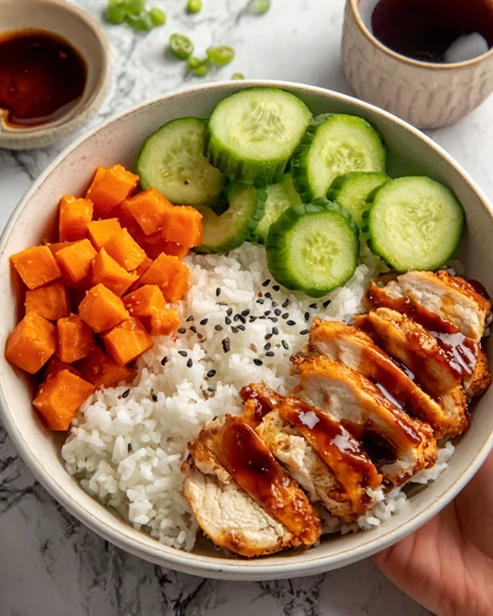Hot Honey Chicken Bowls Recipe - Recipe Image