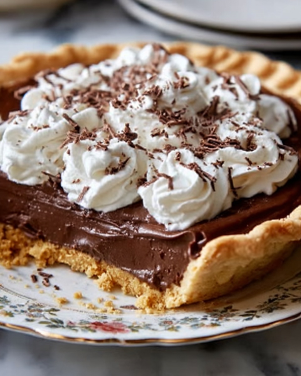 Easy Chocolate Pie Recipe - Recipe Image