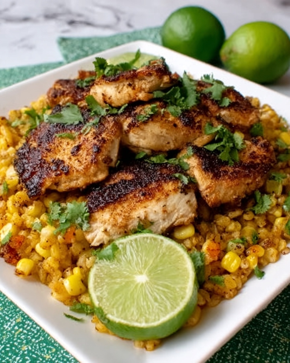 Cilantro-Lime Chicken with Fresh Corn Salsa Recipe - Recipe Image