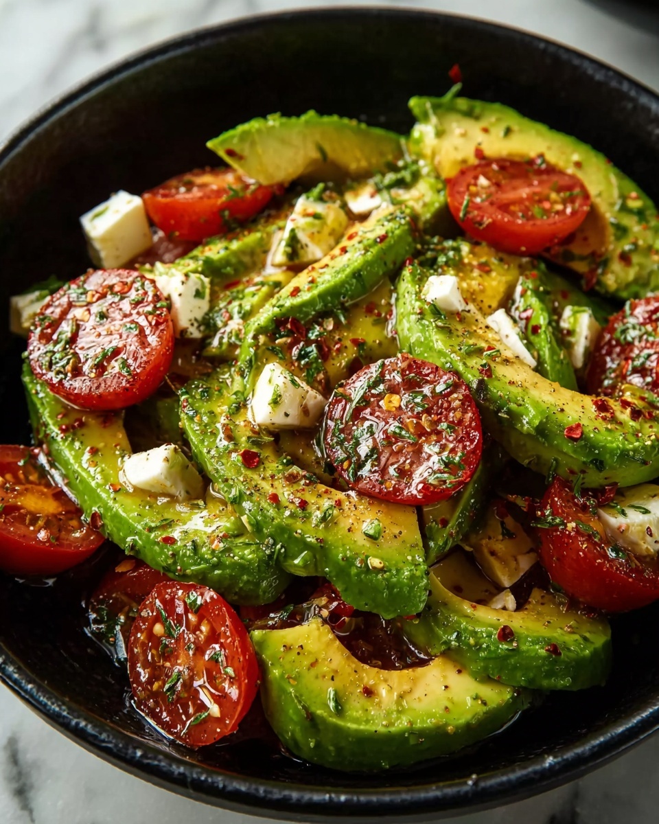 Greek Avocado Salad with Feta Recipe - Recipe Image