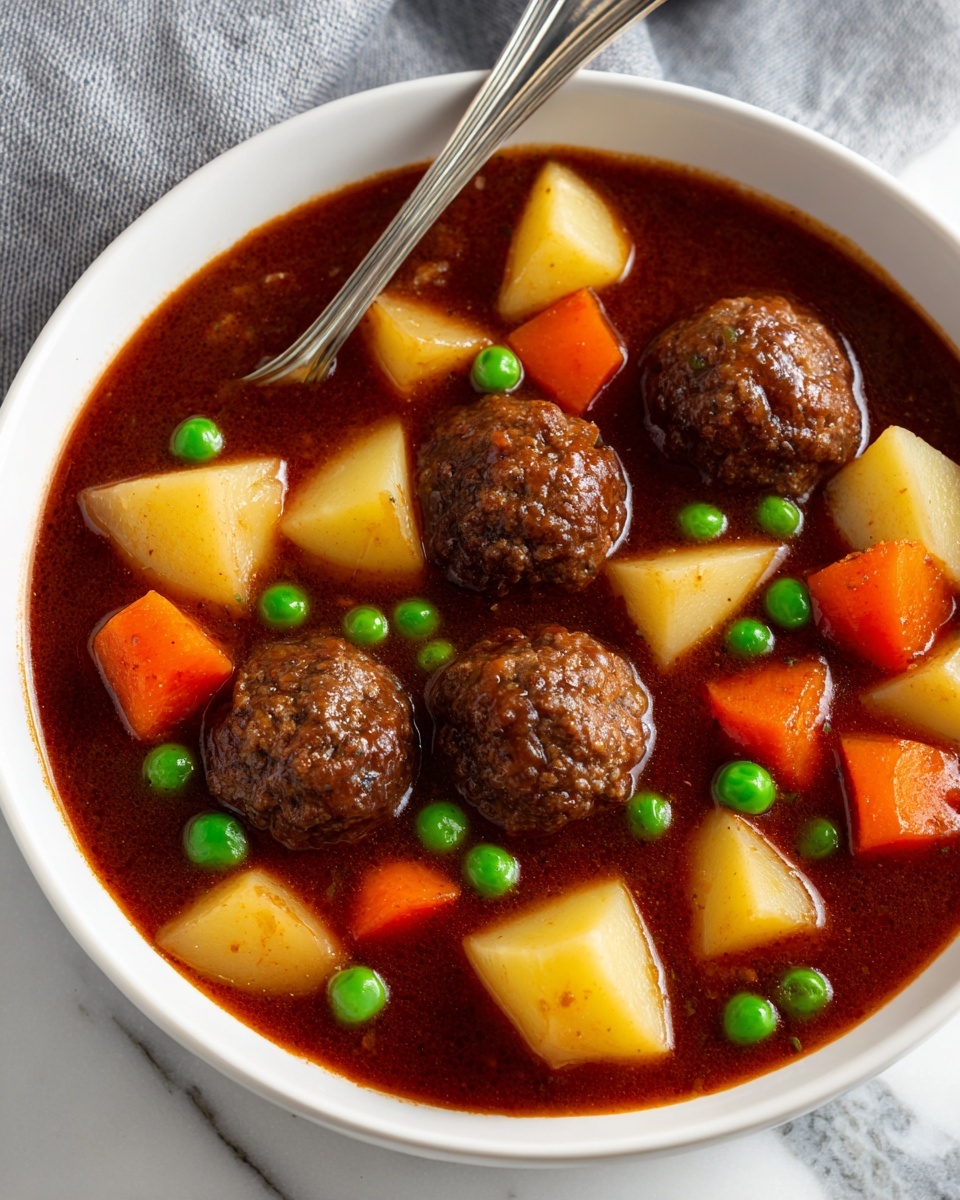Hearty Meatball Stew Recipe - Recipe Image