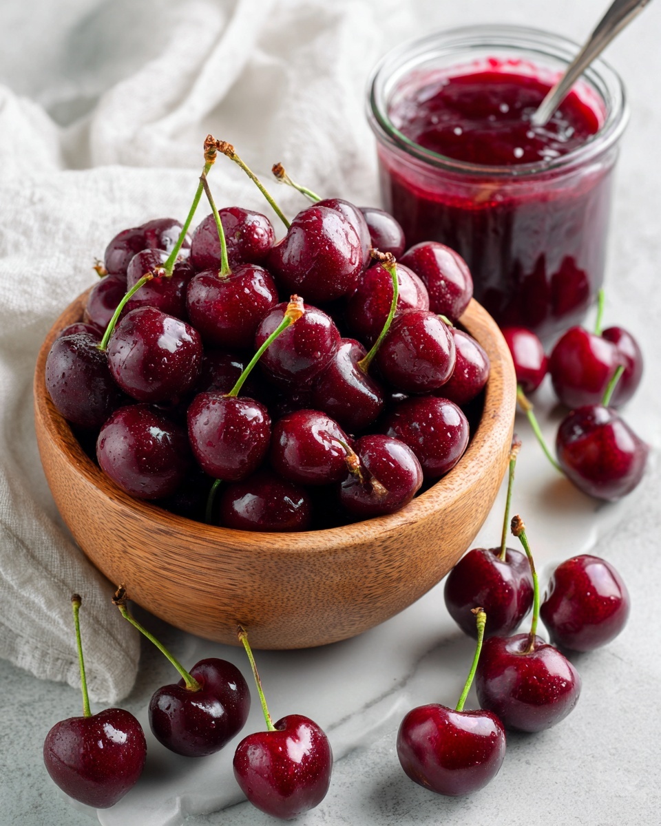 Small Batch Cherry Jam Recipe - Recipe Image