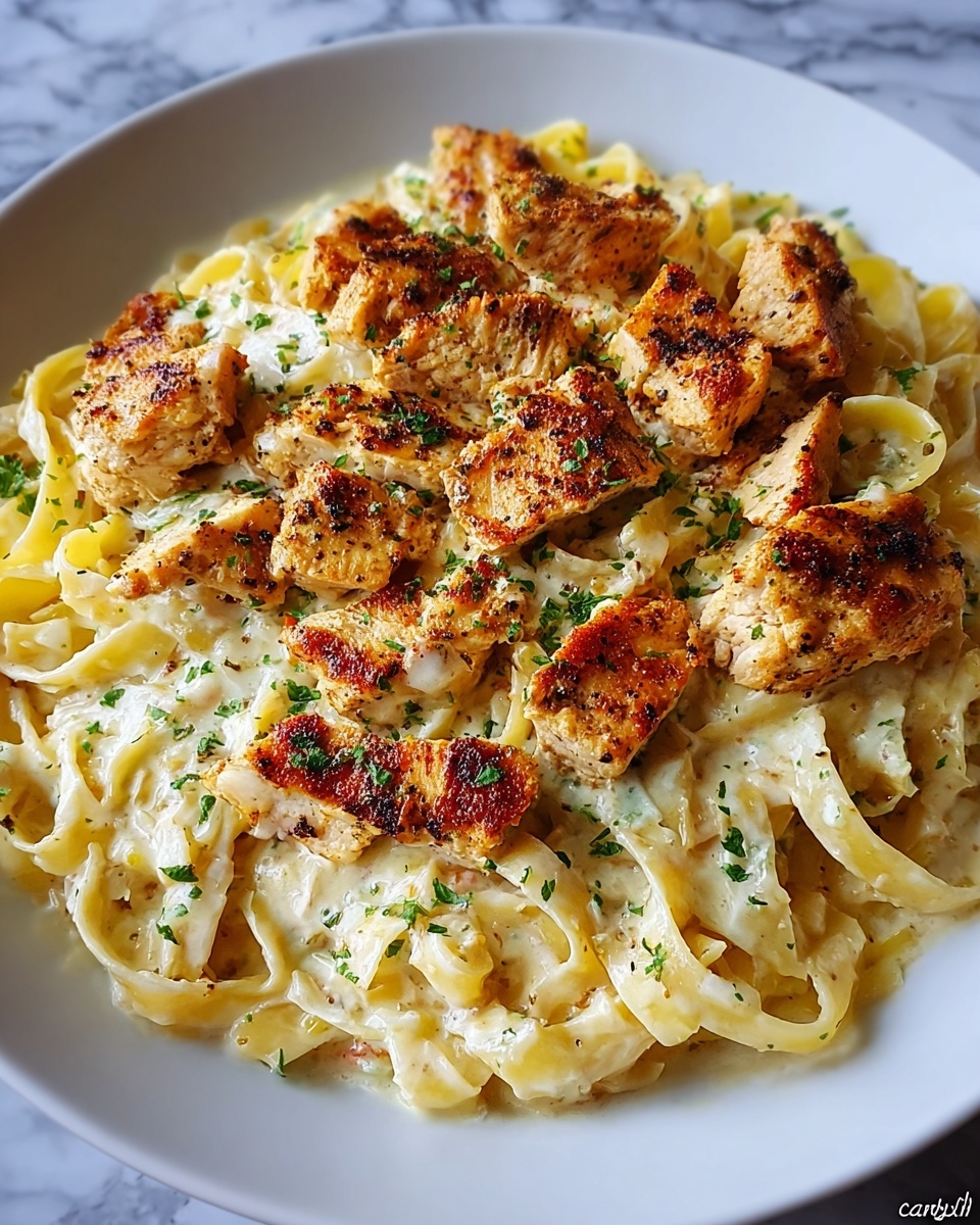 Cajun Chicken Fettuccine Alfredo Recipe - Recipe Image