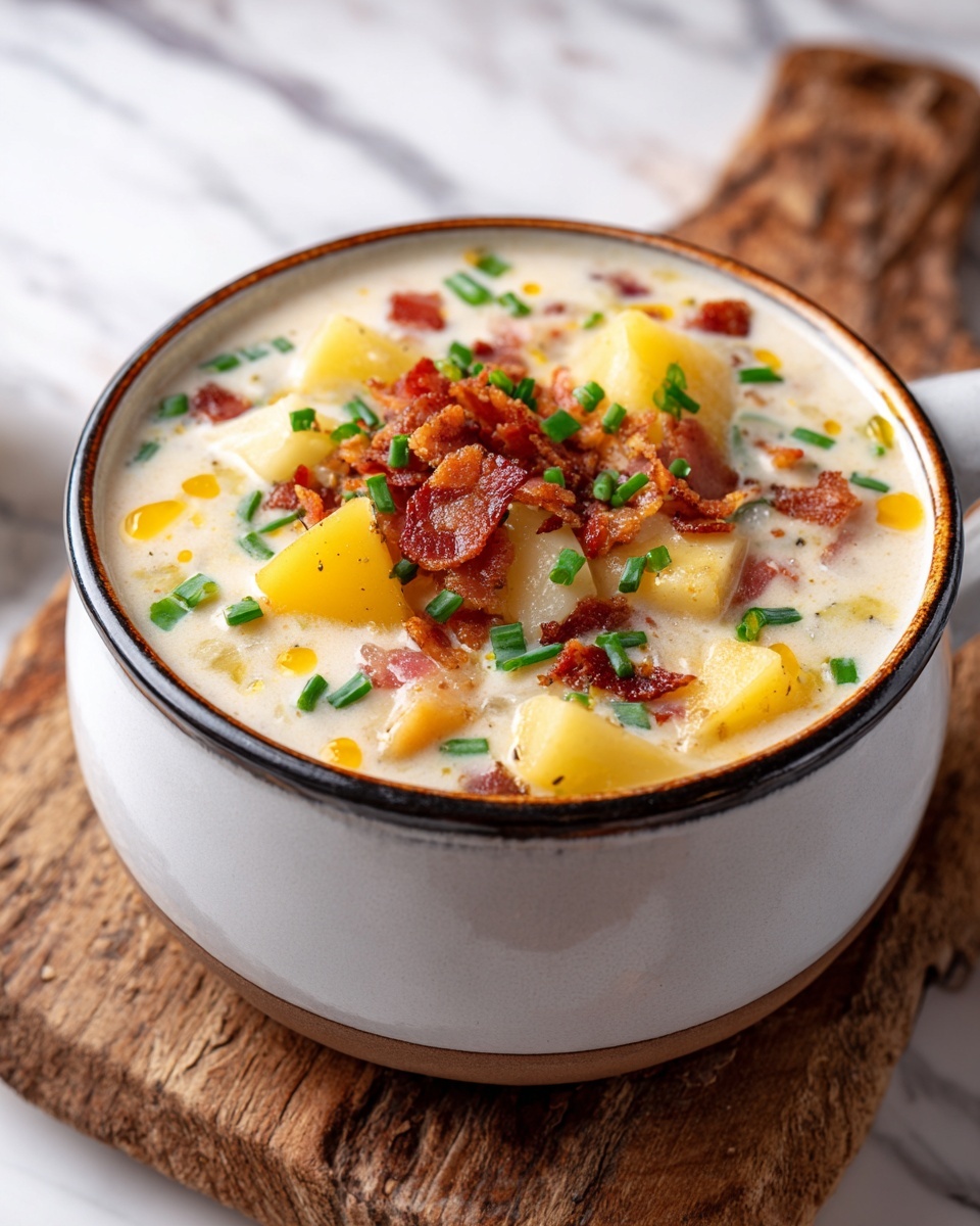 Fashioned Loaded Potato Soup Recipe - Recipe Image