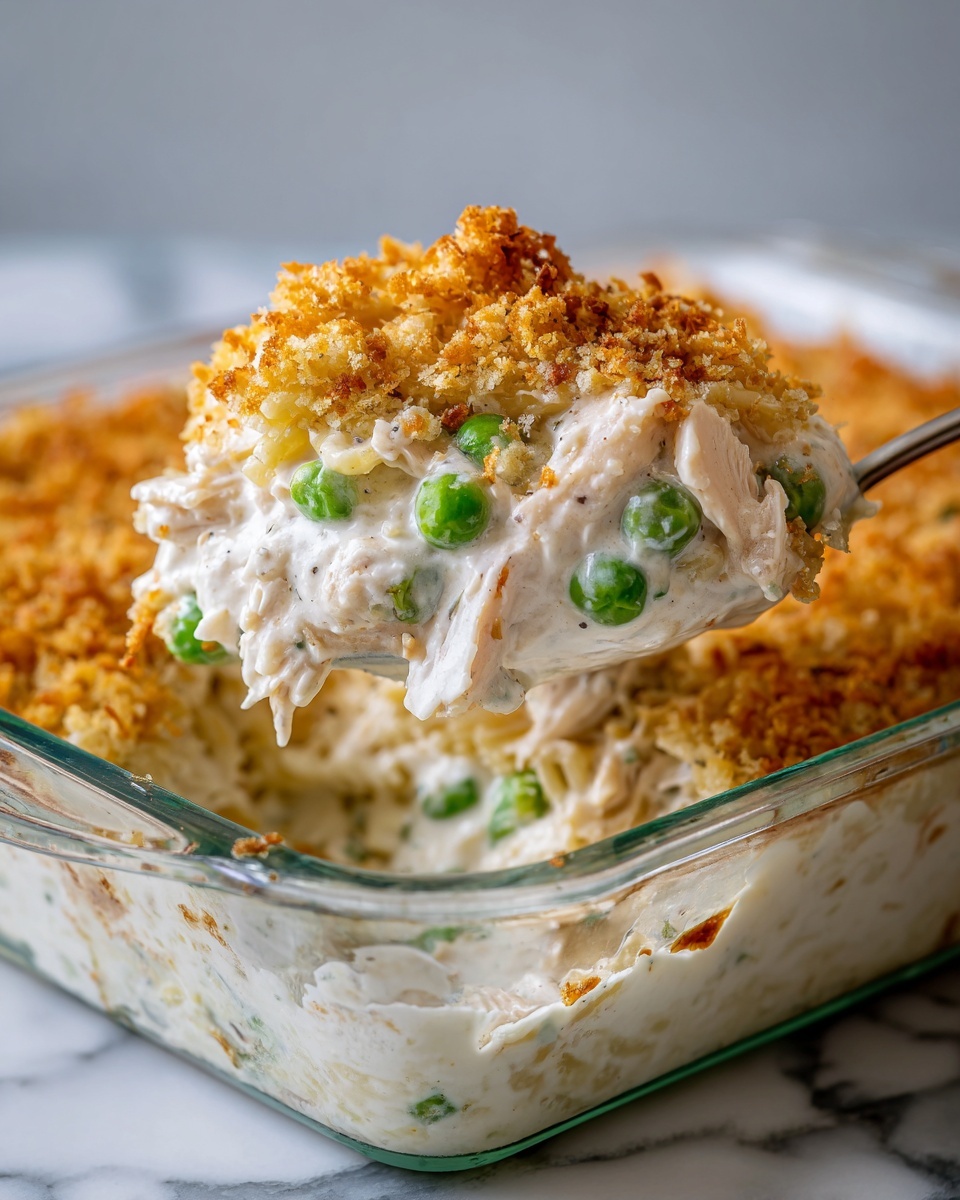 Creamy Chicken Noodle Casserole Recipe - Recipe Image
