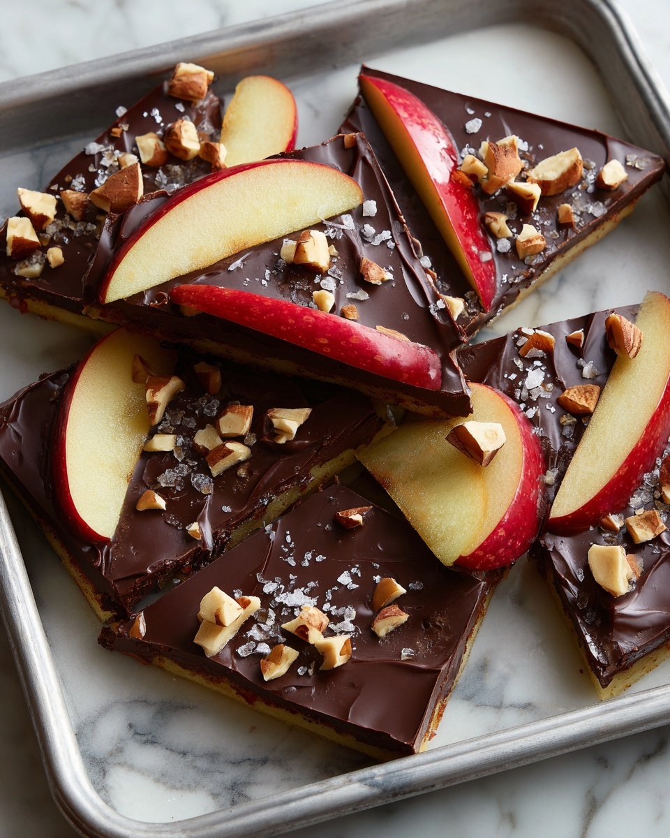 Chocolate Turtle Apple Slices Recipe - Recipe Image