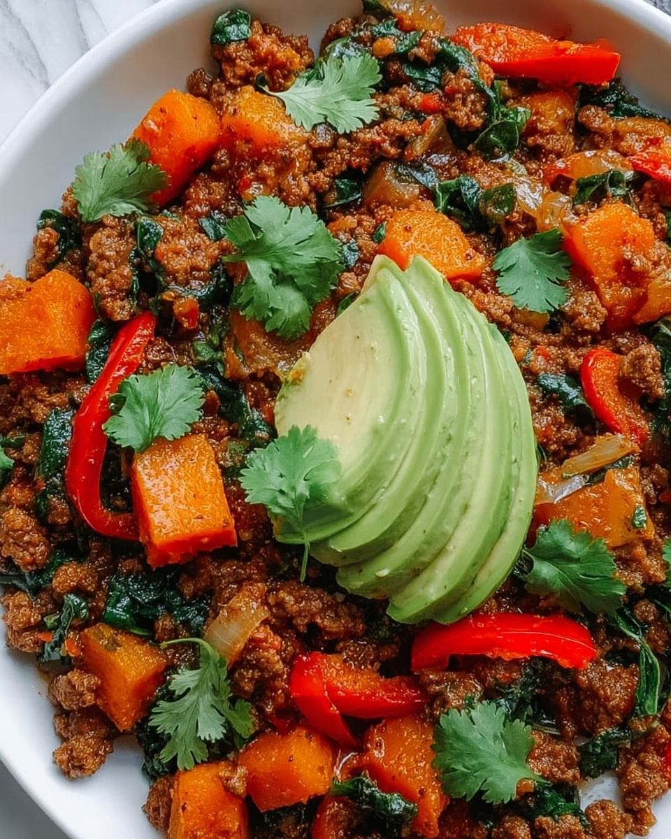 Ground Beef Sweet Potato Skillet Recipe - Recipe Image