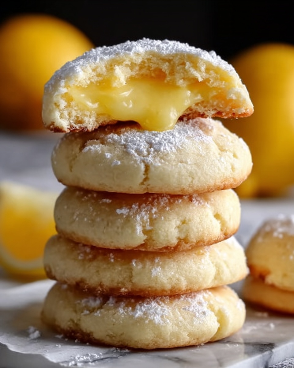 Stuffed Lemon Cookies Recipe - Recipe Image