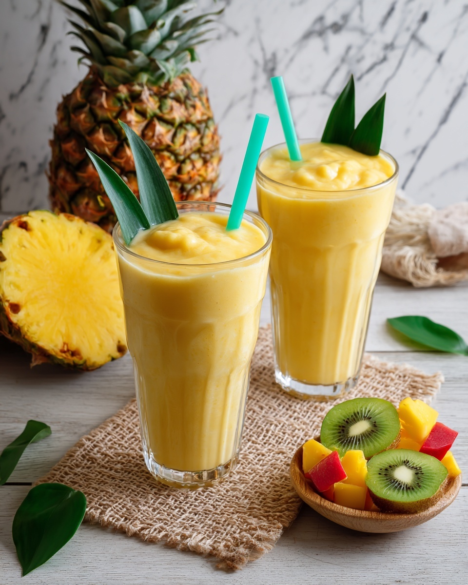 Mango Pineapple Smoothie Recipe - Recipe Image